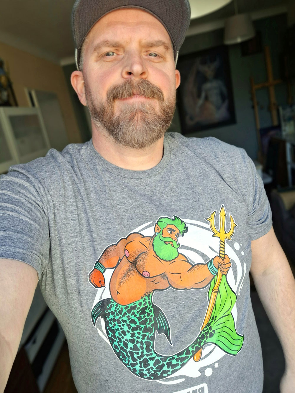 Martin and Andreas, queer creators of gay bear merch