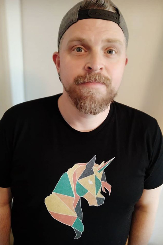 Geometric Unicorn Gay Bear T-Shirt